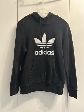 Adidas Hoodie schwarz Gr. M (40-42)