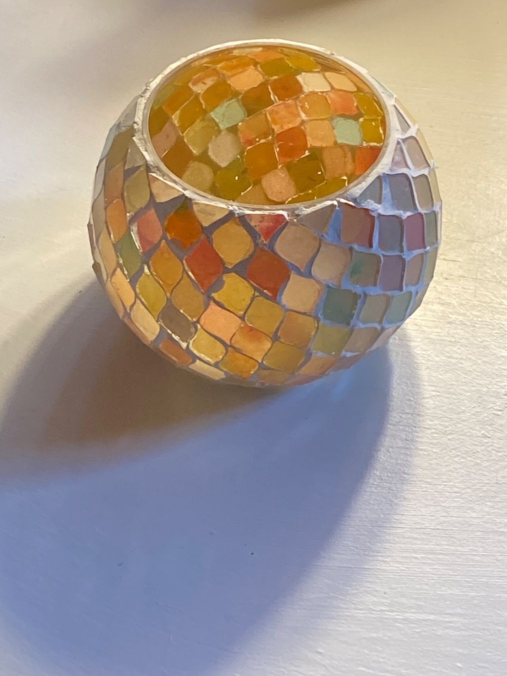 Portacandele: WINDLICHT,BUNT,MOSAIKSTEINCHEN – Nuovo (secondo la descrizione) da Meienried venduto da ManuelaBoutique