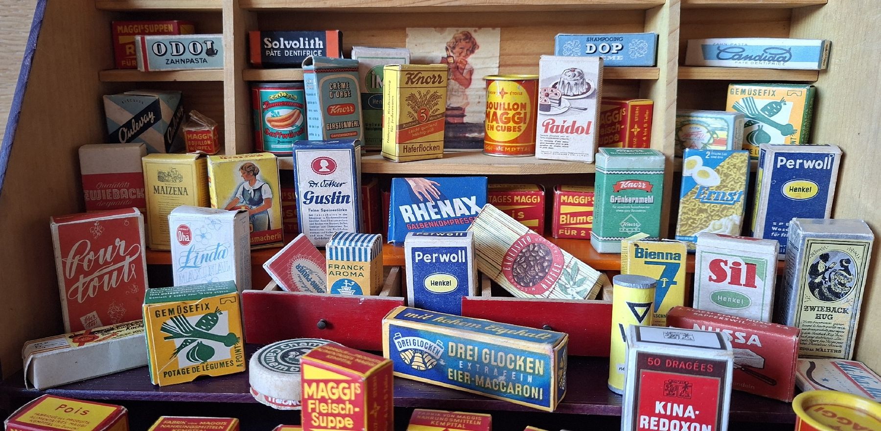 Maggi Giocattoli: Kaufladen Maggi aus den 1940er – Usato da Liestal venduto da Abimos 2
