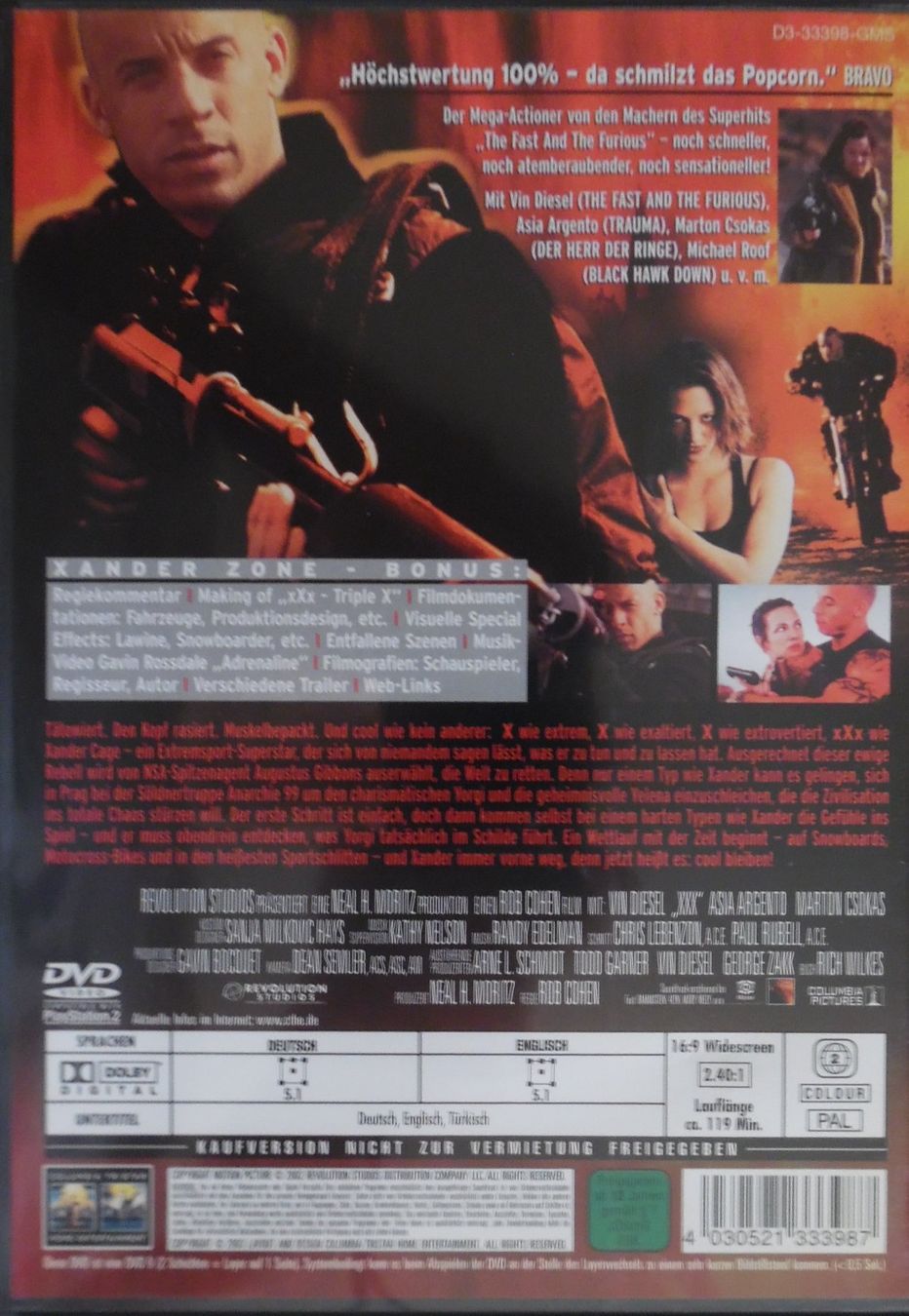 Tutti i DVDs: Triple X – Usato da Bellinzona venduto da Luna093 2