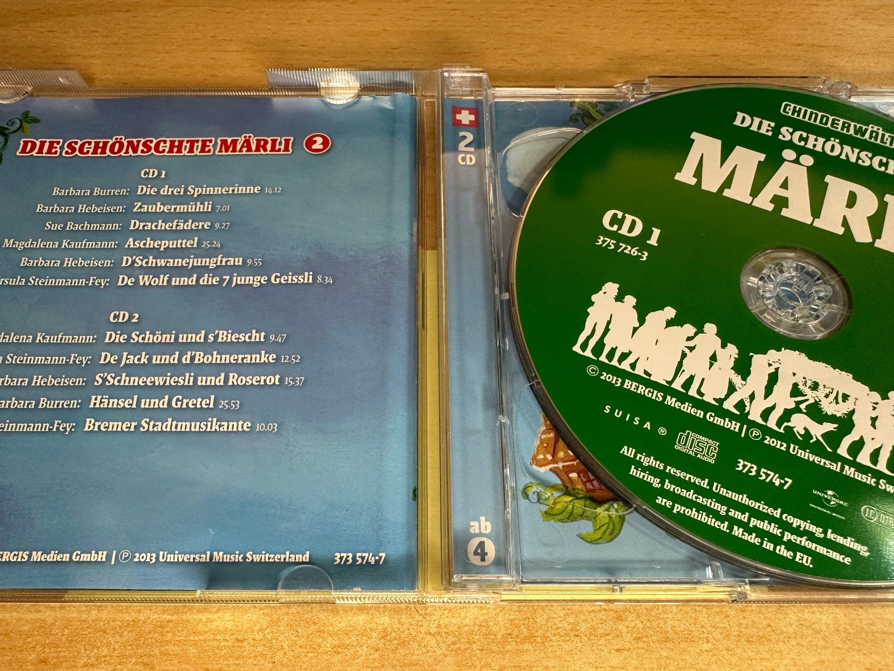 Audiolibri: B7 DIE SCHÖNSTEN MÄRLI 2 - 2 CD – Usato da Rikon im Tösstal venduto da Alpenmutz 2