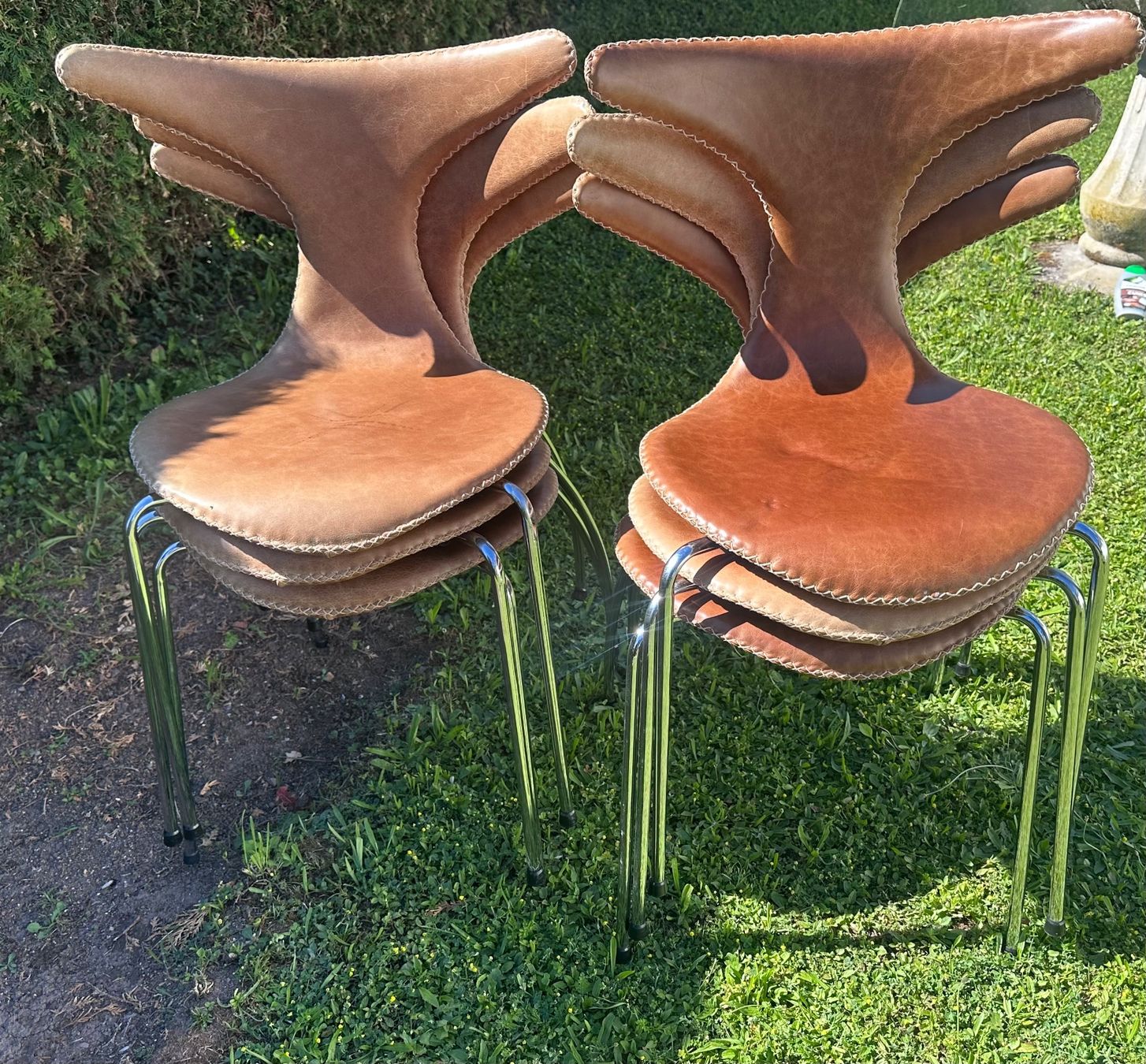 Chaises: 🪑six chaises en cuir – D'occasion à St-Légier-Chiésaz par EvaVDRiviera 6