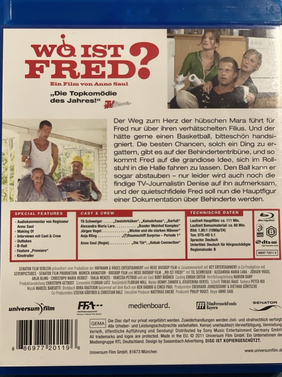 Tutti i DVDs: Wo ist Fred? (2006) – Nuovo (secondo la descrizione) da Waldenburg venduto da Gonzo8 1