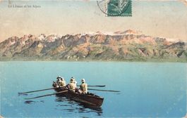 Le Léman et les Alpes – Promenade en barque