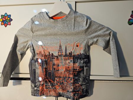 Kinder T-shirt Monster London Gr. 98 (Letzte Chance)
