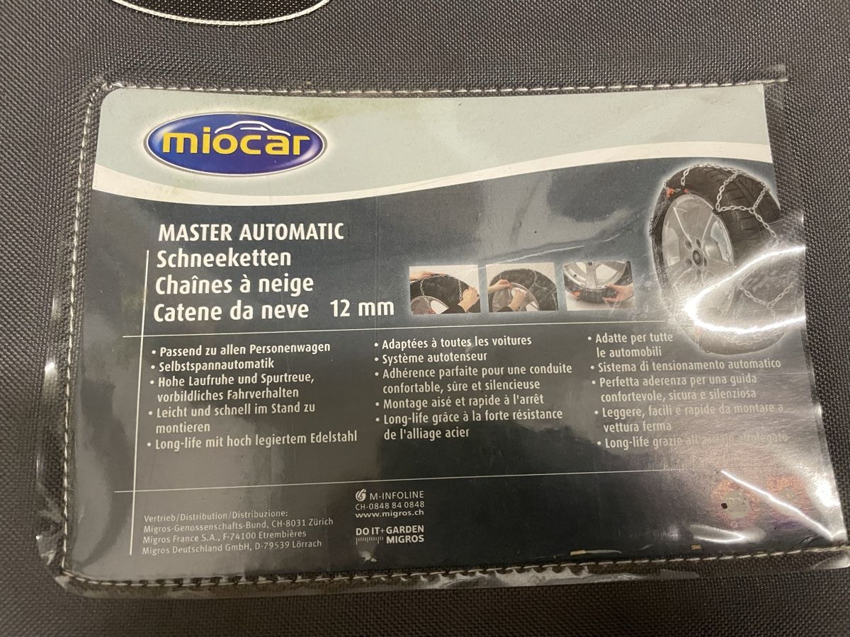 Catene da neve: MioCar Schneeketten, neu, ungebraucht – Nuovo e nell'imballaggio originale da Dübendorf venduto da Phoo 1