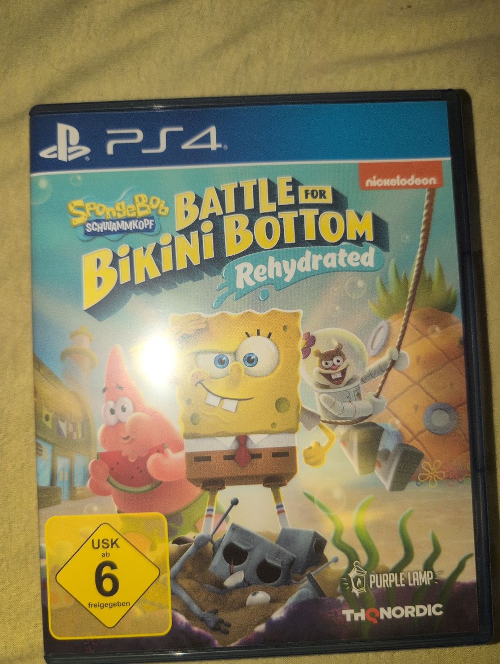 Sony Spiele: PS4 Spongebob Schlacht um Bikini Bottom – Gebraucht aus Derendingen von BourbonCH