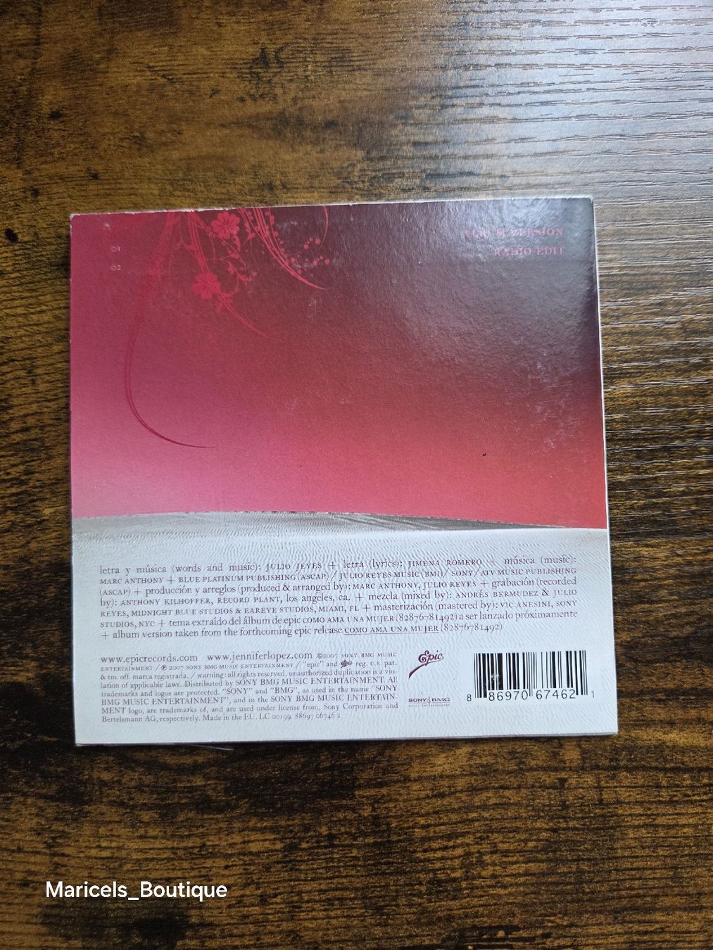 CDs: Jennifer Lopez Que Hiciste CD  – Gebraucht aus Winterthur von Maricels_Boutique 3