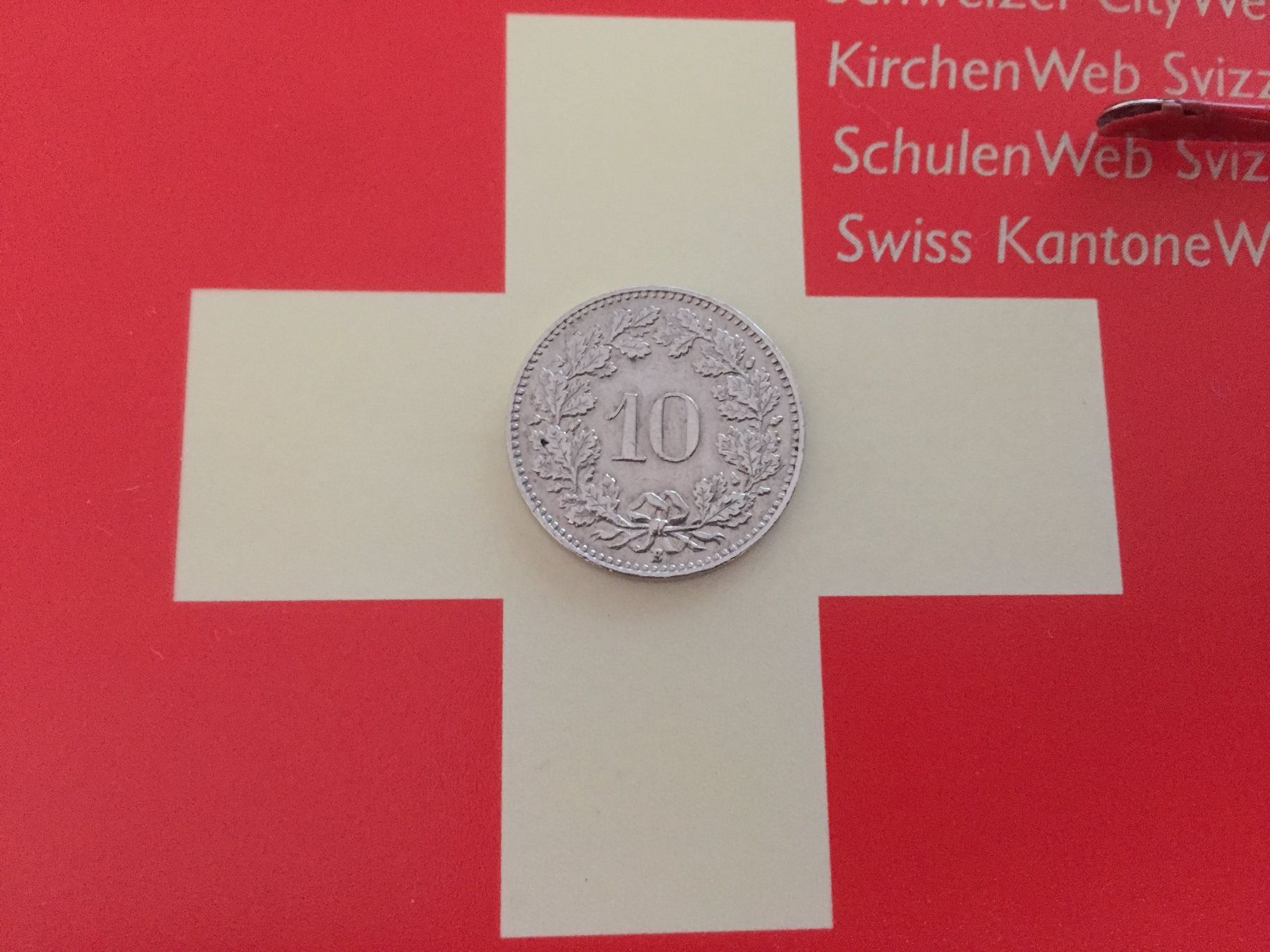 Tutti le monete: 10 Rappen 1958 -vz – Usato da Elsau venduto da herbybay 2