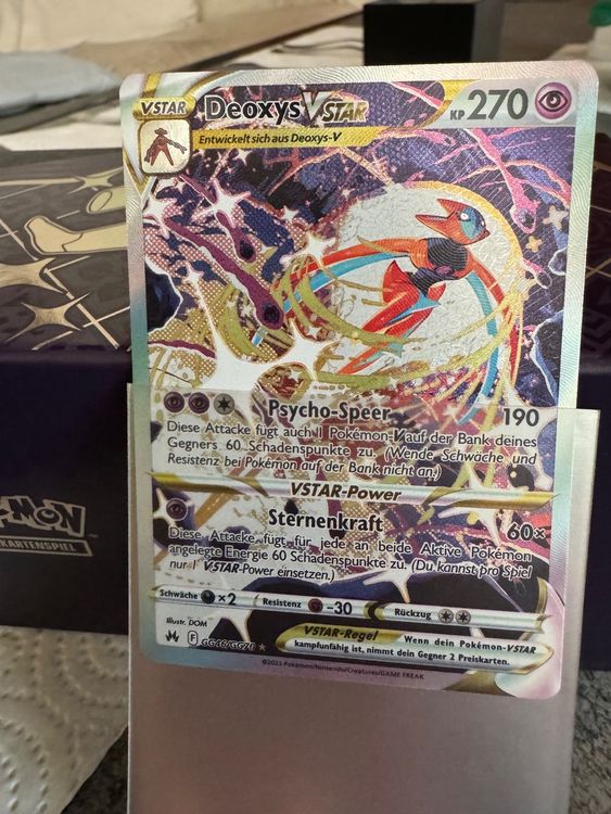 Deoxys VStar Full Art - Zenit der Könige | Kaufen auf Ricardo