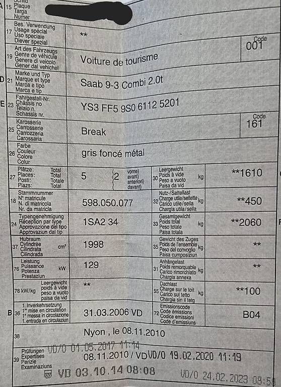 Saab Autos: Belle Saab à vendre – D'occasion à Versoix par Darun 2