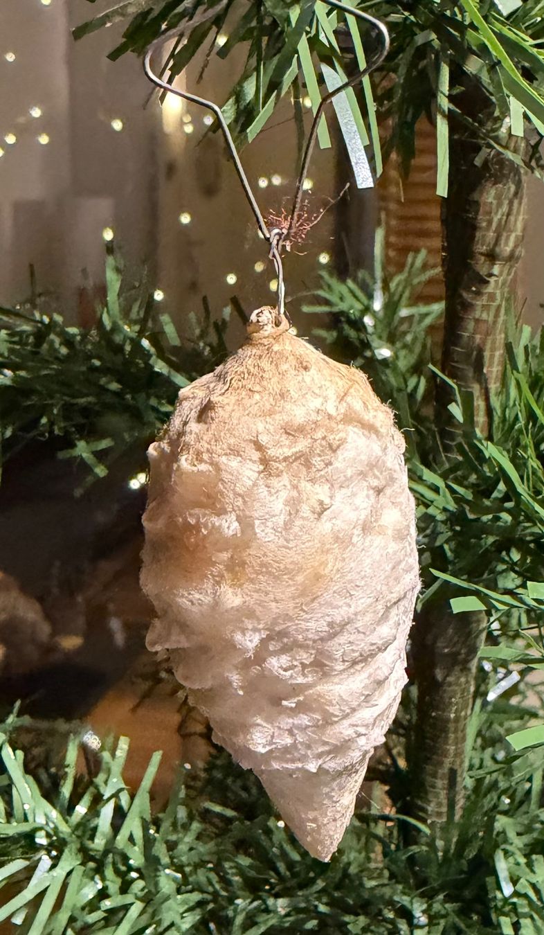 Tutte le decorazioni: Alter Christbaumschmuck Watteeiszapfen – Usato da Luzern venduto da Lampion 1