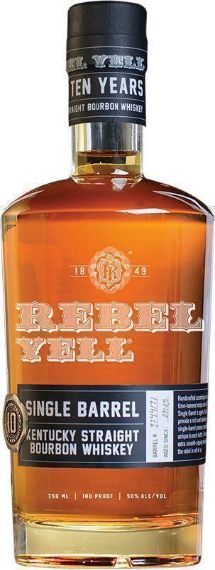 Bevande alcoliche: Rebel Yell 10 yo Single Barrel Bourbon – Nuovo e nell'imballaggio originale da Menziken venduto da Beguan