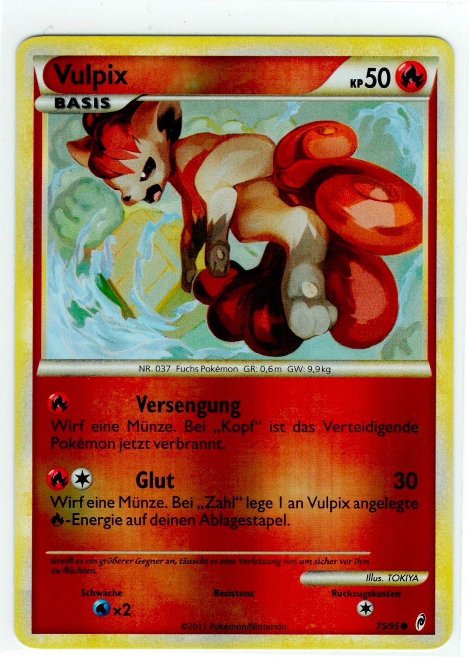 Pokémon Carte collezionabili: Vulpix Reverse Holo 75 – Usato da Zürich venduto da PACE79