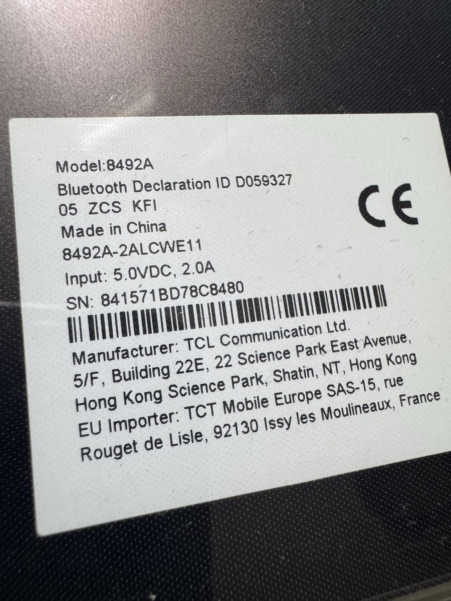 Tablet PC: Tablette TCL 8492A Android 10"  – Defekt aus Biel/Bienne von Baol1 4