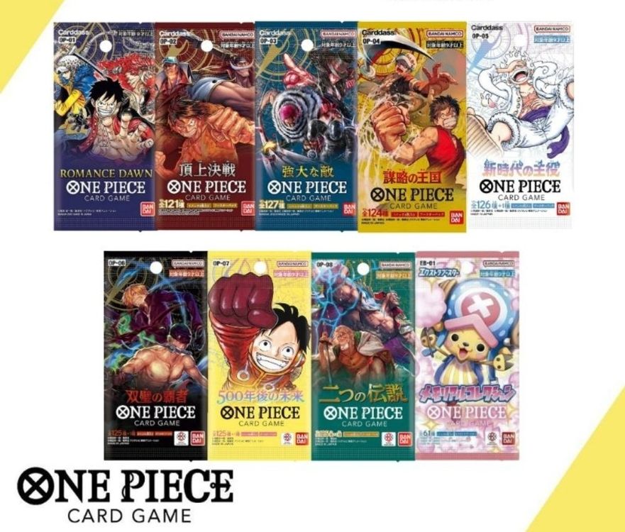 One Piece card OP01 to OP08 & EB01 & PRB01 - Booster [Jap] | Kaufen auf ...