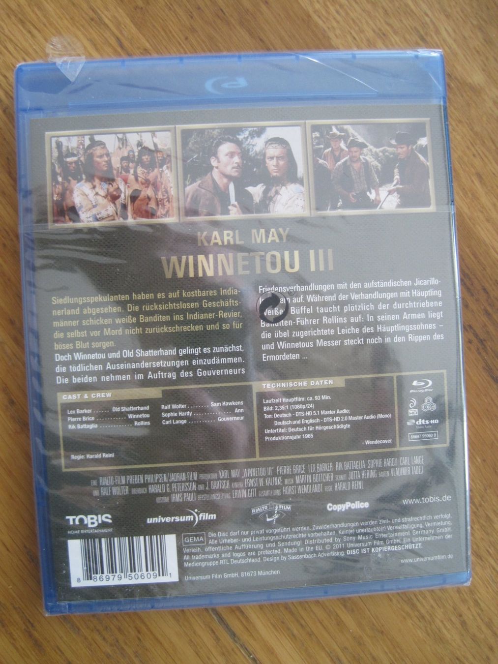 Tous les DVDs: Winnetou   lll  Blu Ray  N E U – Neuf avec emballage d'origine à Gossau SG par Noryflory 1