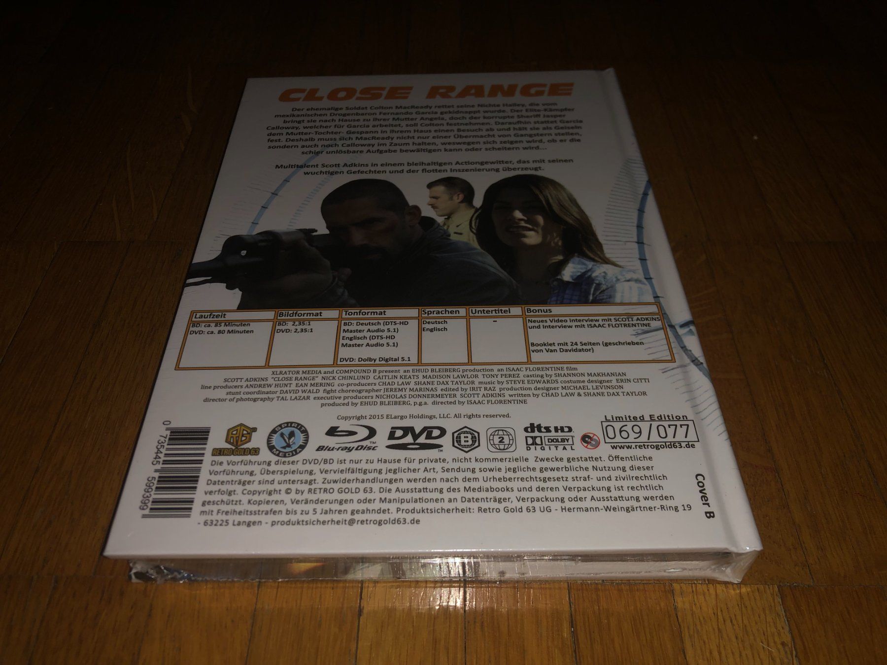 Tutti i DVDs: Close Range - MEDIABOOK - B - UNCUT – Nuovo e nell'imballaggio originale da Basel venduto da havsok 1