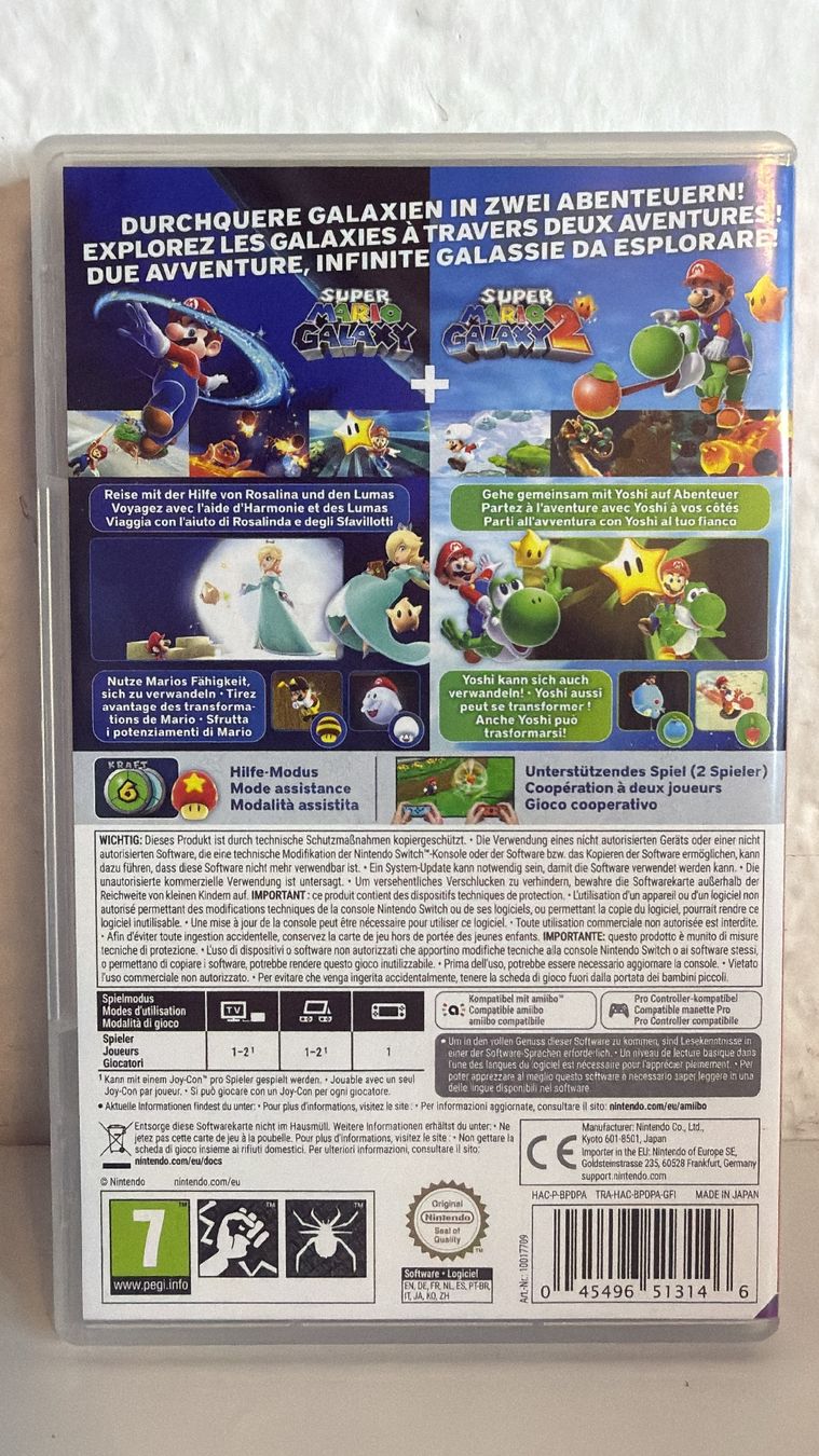 Giochi: Super Mario Galaxy 1 + 2 Nintendo Switch Spiel – Usato da Ehrendingen venduto da lax21 1