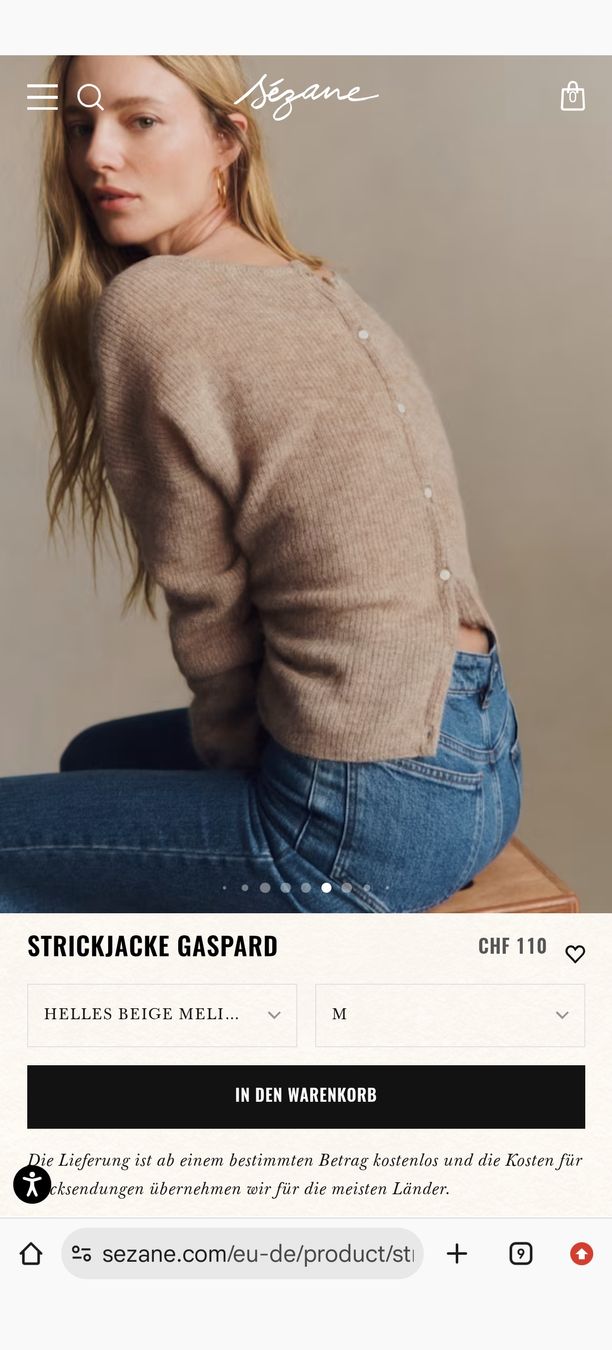 Sezane Maglioni & Felpe: Sézane, Strickjacke Gaspard, M – Usato da Bern venduto da kat_69vw 1