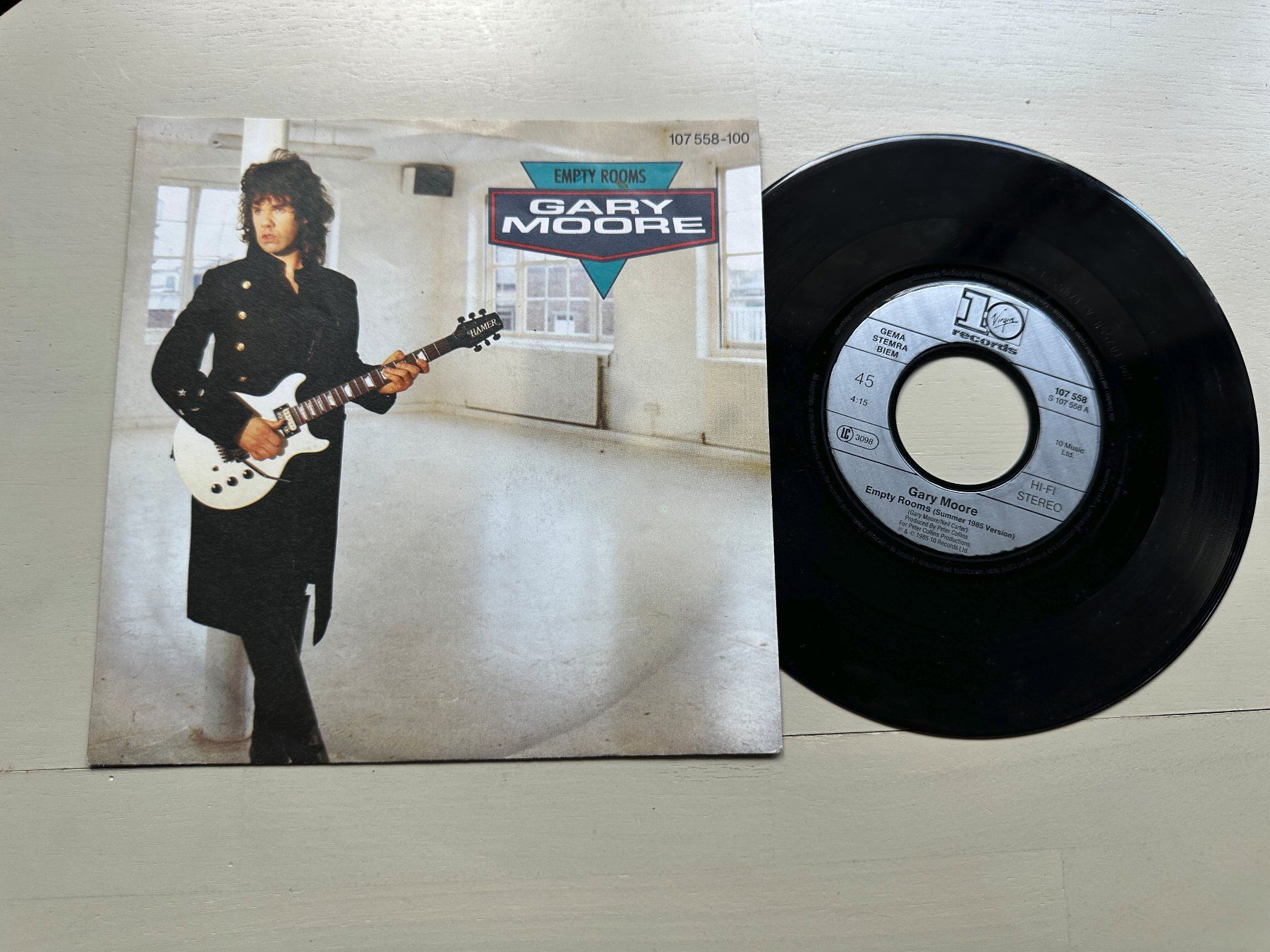 Dischi in vinile: GARY MOORE THIN LIZZY tolle Single Kult Empty rooms Blues – Usato da Basel venduto da Partridge