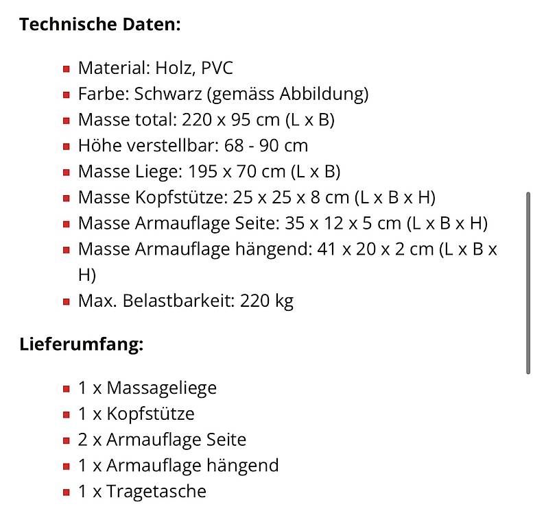 Sedie a sdraio: Behandlungsliege/Massageliege – Usato da Bern venduto da gro_khk8 1