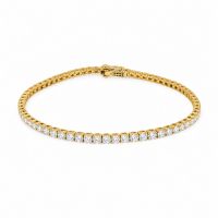 Diamant-Armband 14k Gelbgold 3,30ct