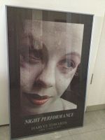 Night Performance by Harvey Edwards 1979 Poster, gerahmt