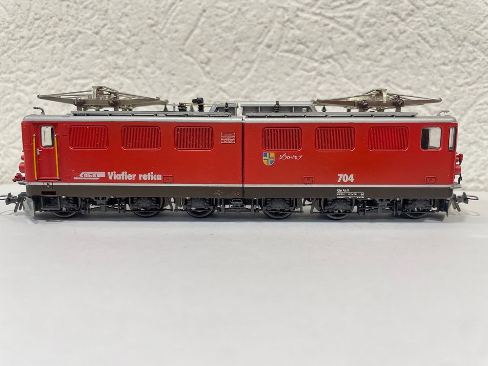 Bemo 1254/3 Ge6/6 RhB St. Moritz, Grün, 703, Analog, H0m,OVP (Gebraucht