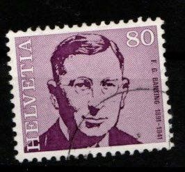 Tutti i francobolli: 1971 - Porträts- F.G. Banting, Physiolog – Usato da Schaffhausen venduto da poststamp