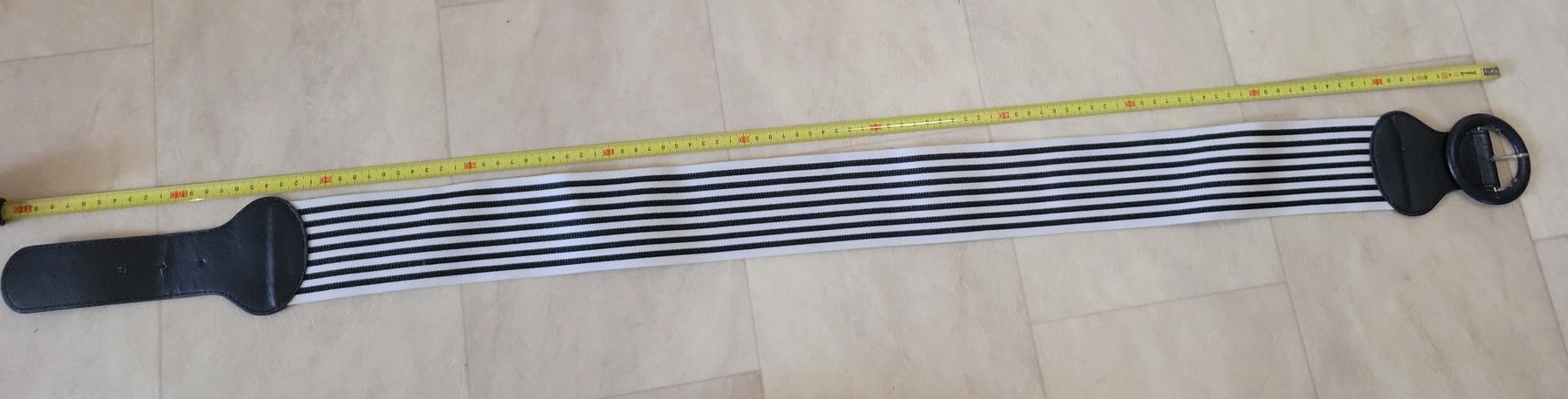 Cinture: Damen Taillengürtel gestreift elastisch blau weiss – Usato da Unterentfelden venduto da Juliaroth 1