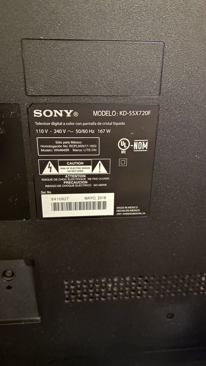 Sony Televisori: Téléviseur 55” en excellent état – Usato da Paudex venduto da Medz78 2