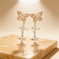 Boucles d'oreilles papillon