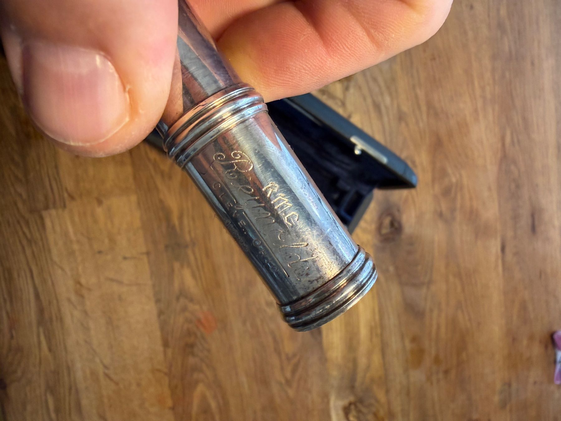 Strumenti musicali: Querflöte R.M.C  R.eunoldi   inkl. Koffer – Usato da Niederhasli venduto da swissbrocki 1