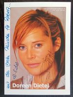 Doreen Dietel Autogramm signiert Fotopostkarte 10x15cm