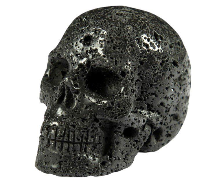 Minerali & Pietre curative: Lavastein Skull – Nuovo (secondo la descrizione) da Walenstadt venduto da vkt_qc8d 1