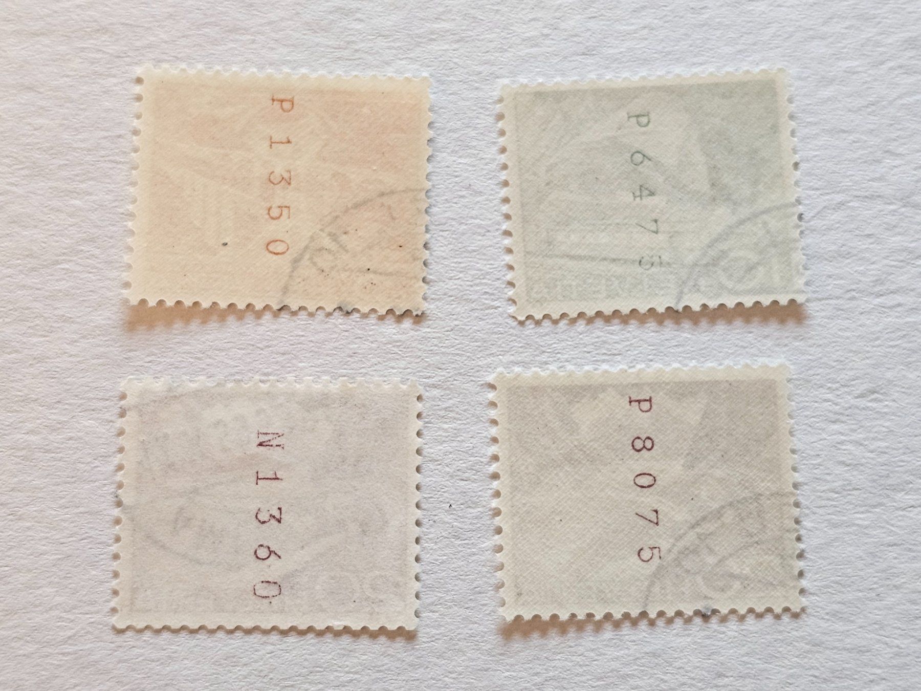 Alle Briefmarken: CH 1949 Rollenmarken SBK 39.-- – Gebraucht aus Monte Carasso von giave 1