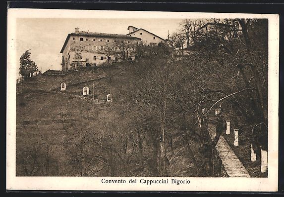 Ansichtskarten: AK Bigorio, Convento dei Cappuccini – Gebraucht aus Berlin von bartko-reher