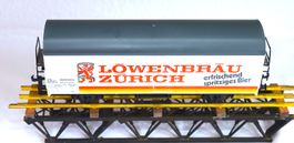 LIMA LÖWENBRÄU ZÜRICH GEDECKTER GÜTERWAGEN BUCO KUPPLUNG 0