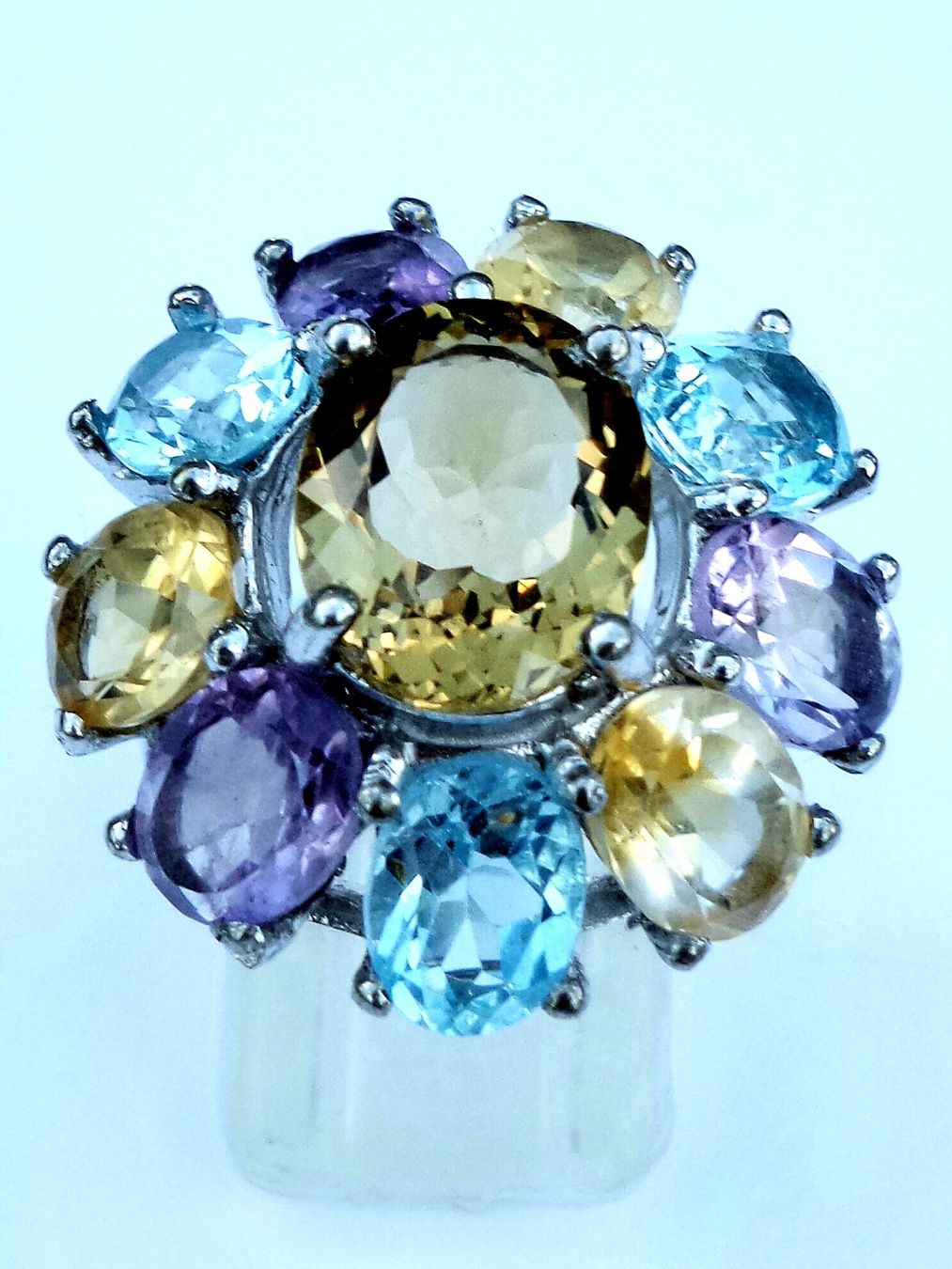 Anelli: Edelstein Fingerring Blume – Nuovo e nell'imballaggio originale da Zürich venduto da adriben 6