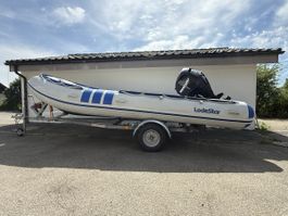 Schlauchboot + Mercury Aussenbordmotor + Anhänger + Zubehör