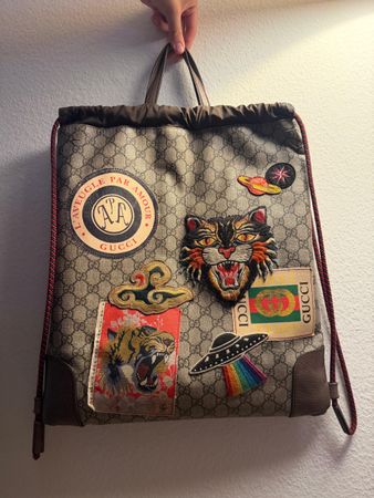 Gucci Courrier Drawstring Backpack