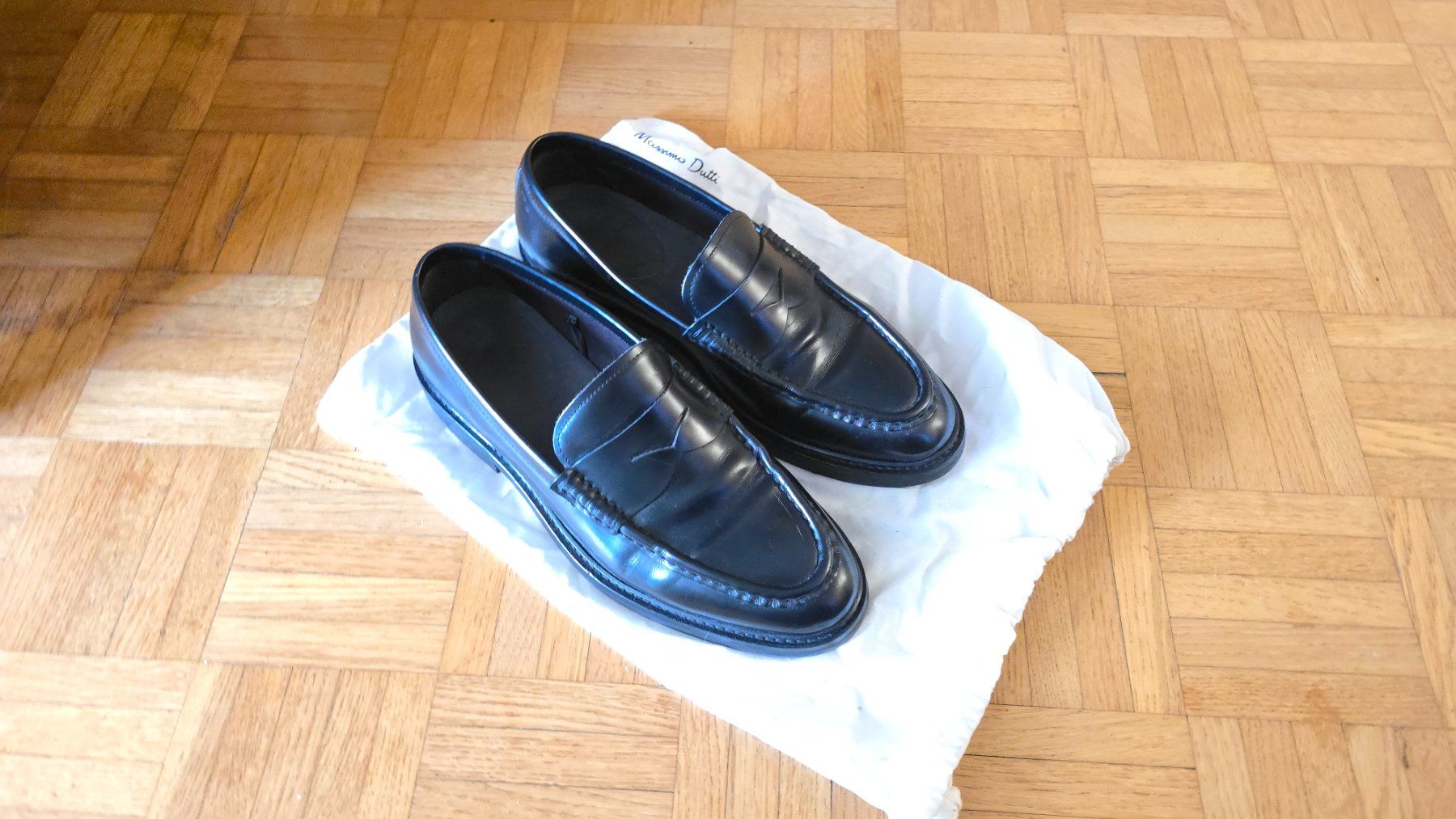 Massimo Dutti Herrenschuhe: Massimo Dutti Leder Loafer Schwarz Gr. 40 – Gebraucht aus Wallisellen von theblacksheep 8