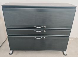 Schwarzes Büromöbel, Aktenschrank hochwertige Marke TAKE OFF