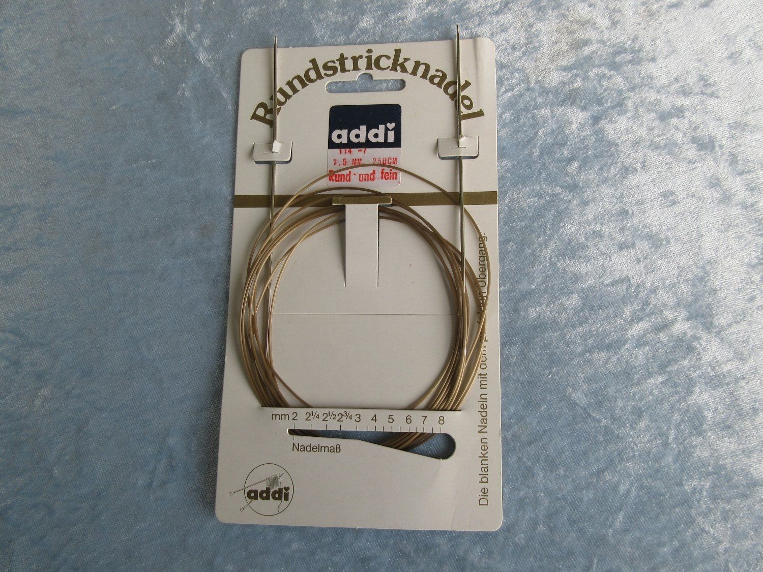 Nadeln: Rundstricknadel Addi, Messing – Neu und originalverpackt aus Pfäffikon SZ von Desideria0