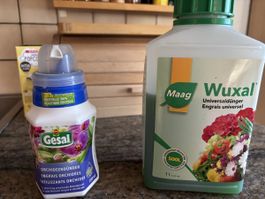Pflanzendünger Set Maag Wuxal 1L und Gesal Orchideen 250ml