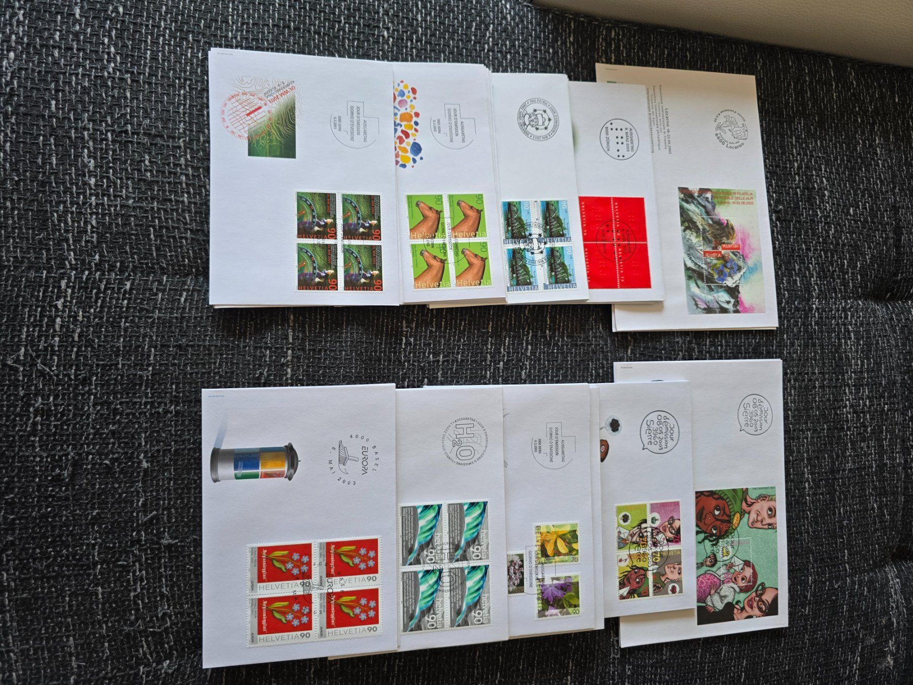 Tutti i francobolli: Briefumschläge mit Schweizer Marken 614 FDC – Nuovo (secondo la descrizione) da Niederurnen venduto da Jens6 3