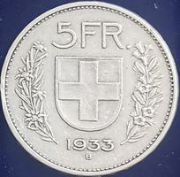 TOP 5 Liber 1933 Silber 5 Franken ab nur Fr. 32.-