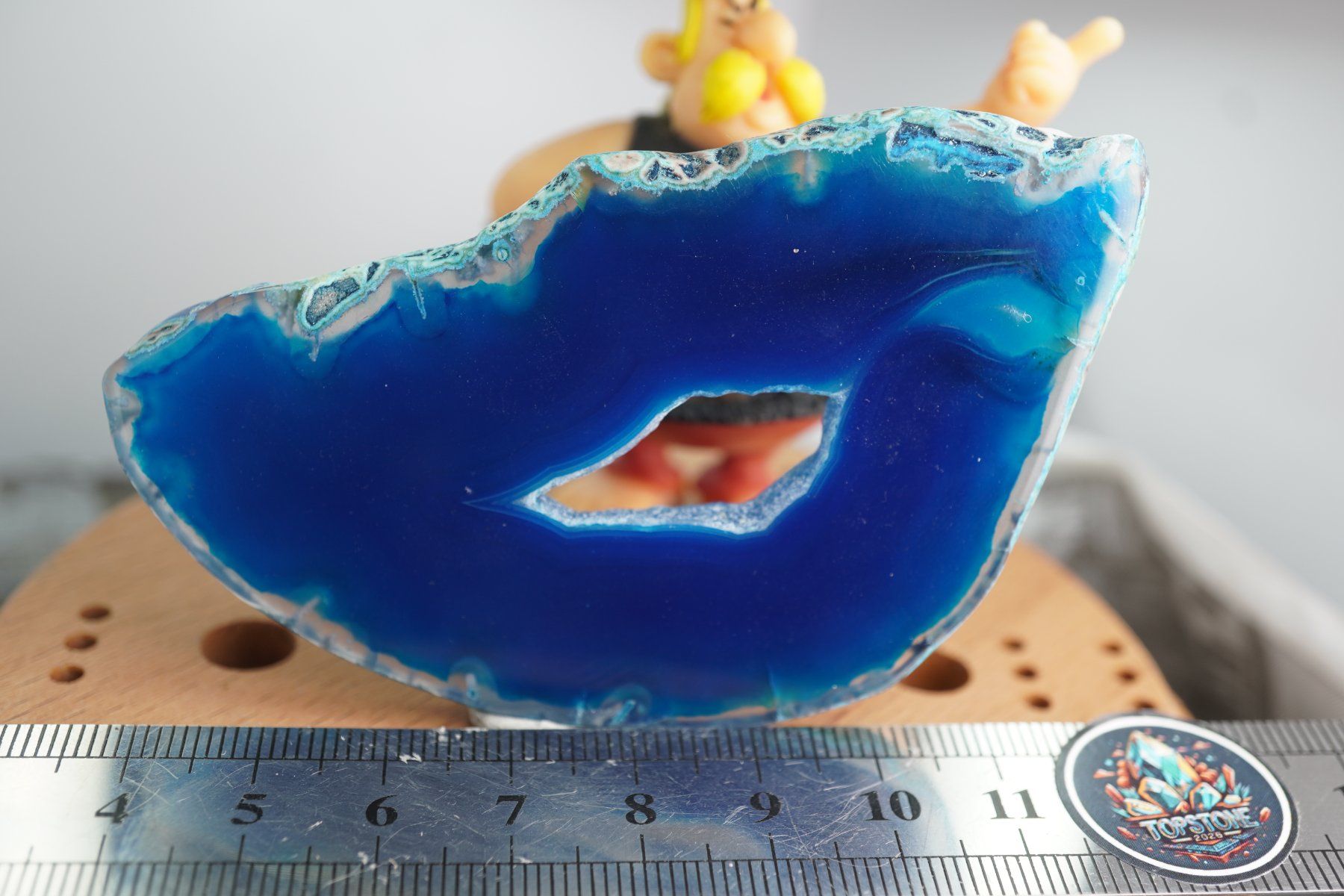 Mineralien & Heilsteine: Achat Blau   Scheibe    Blue   Ab 1.-(1) – Neu und originalverpackt aus Eschenbach SG von topstone 8