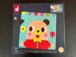 Jeu magnétique éducatif Janod Ourson 2-5 ans - parfait état
